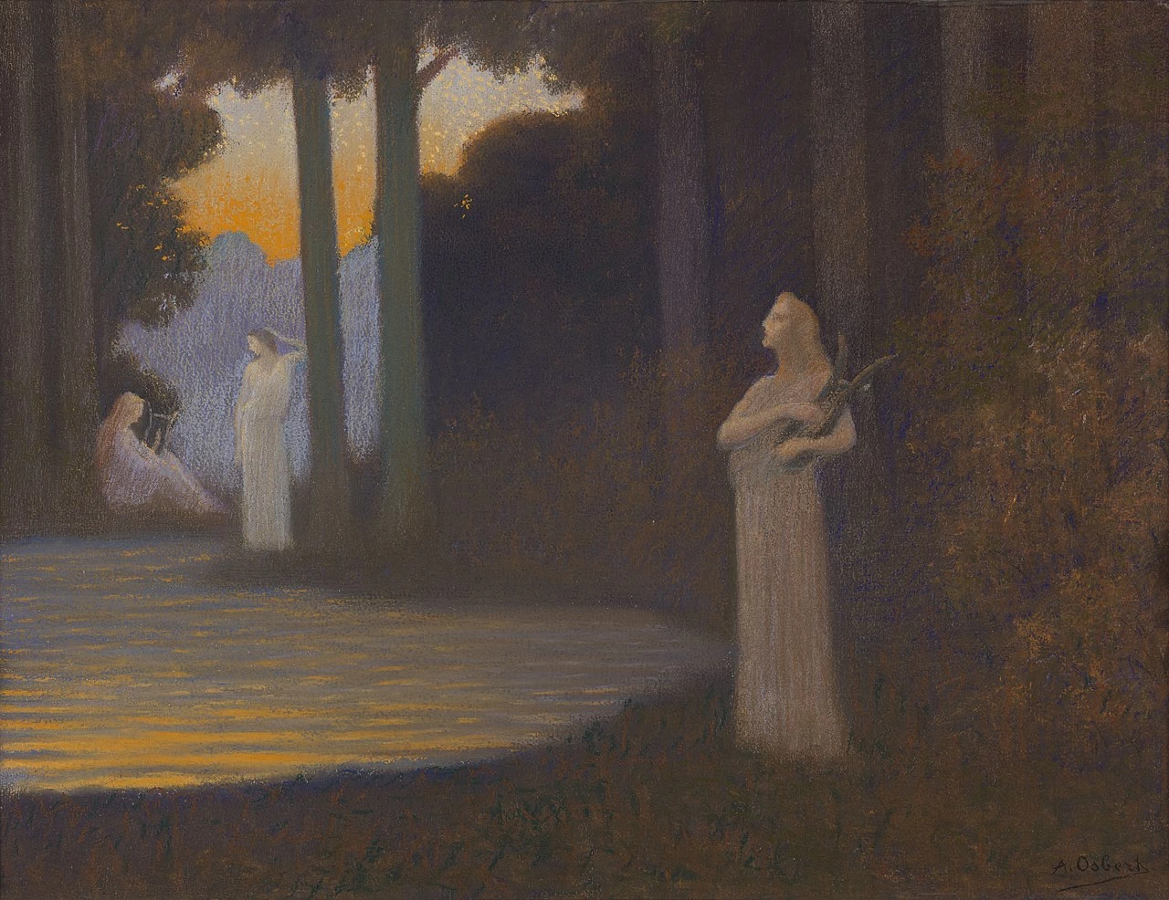Lirica nella foresta, 1910 - Musee de la Ville de Paris
